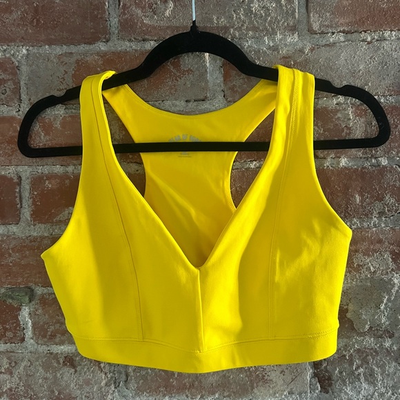 SoulCycle Work Out Bra Vibrant Yellow (SoulCycle X Year of Ours) - Picture 4 of 4